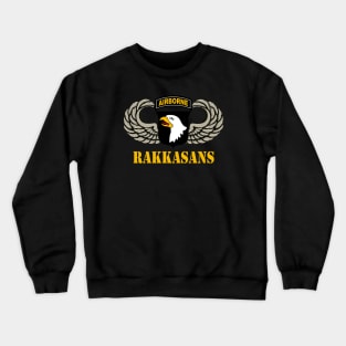 101st Airborne Division Patch with "Rakkasans" Crewneck Sweatshirt